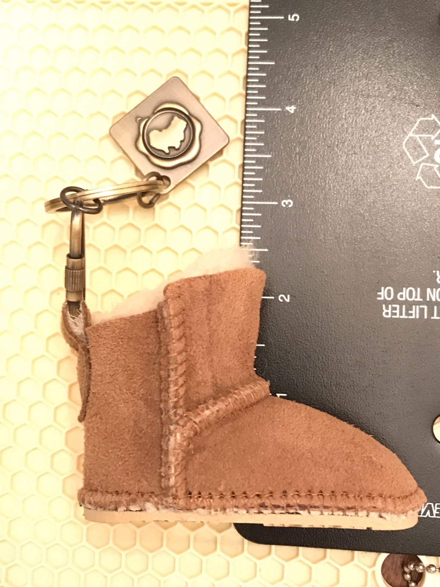 Key Chain New Australia Lux Sheepskin Boot, UGGS style