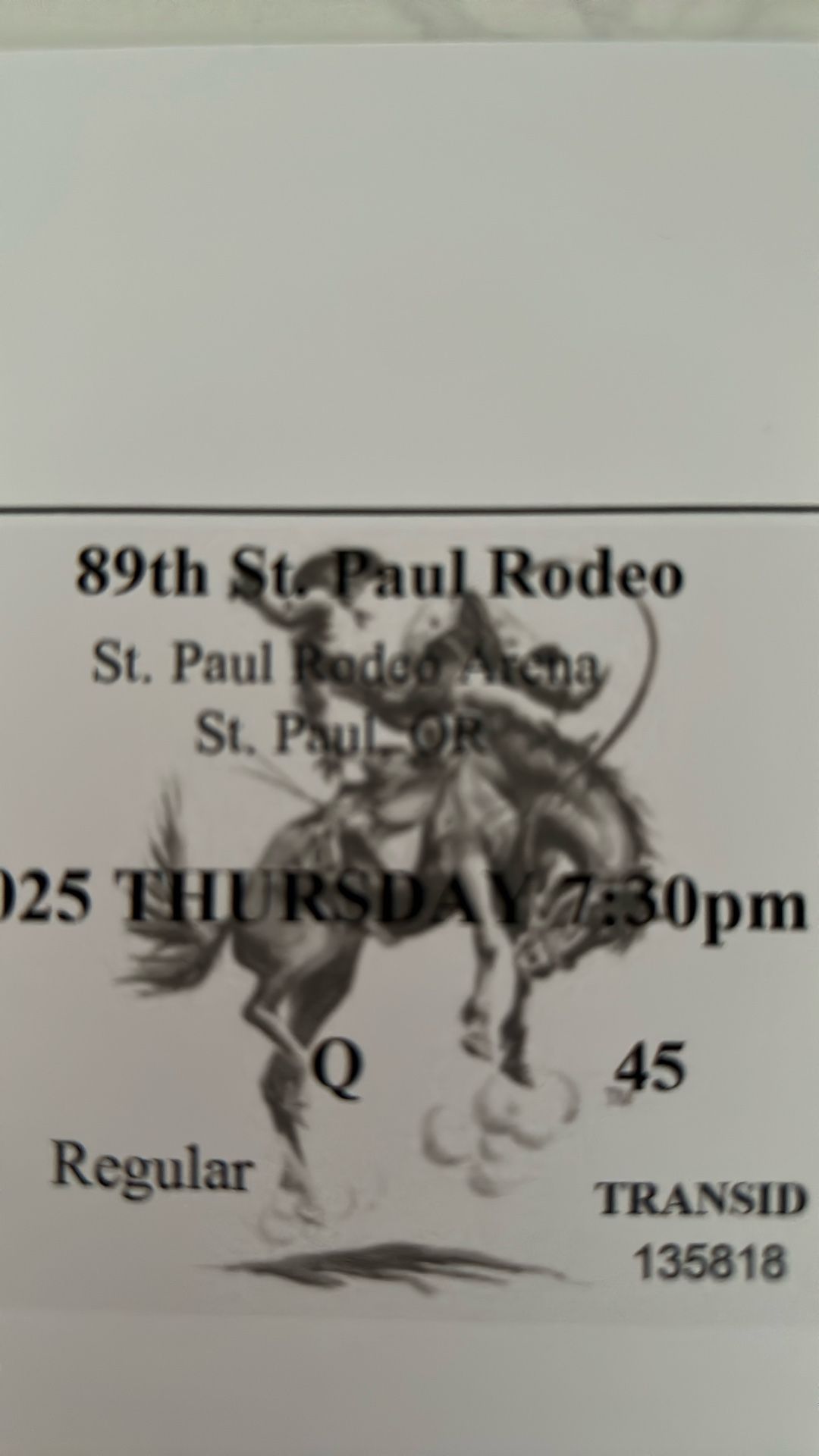 St. Paul Rodeo Tickets - July 3rd 7:30 p.m.