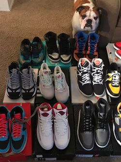 Nike Jordans reebok and adidas