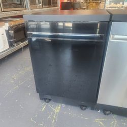 Ge 24 Inch Portable Dishwasher Black Stainless