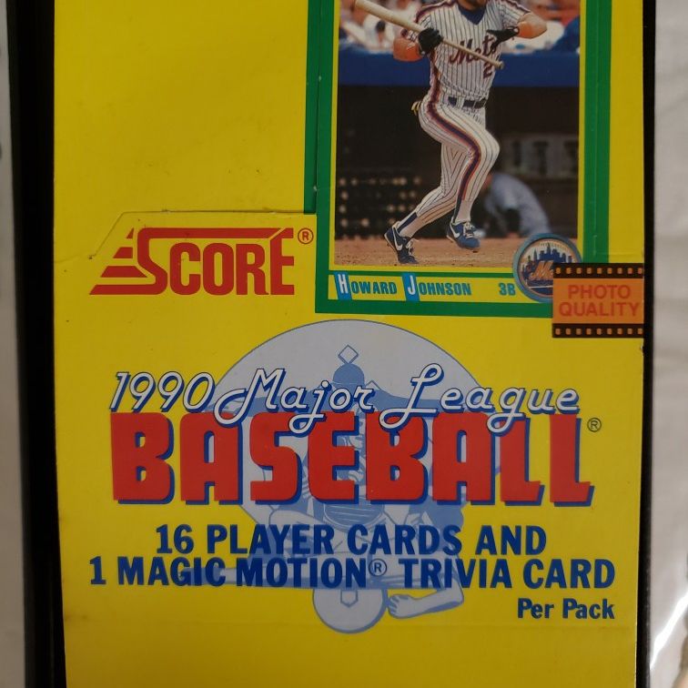 1990 Score Major League Baseball Cards