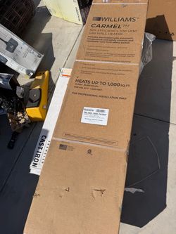 New Williams Carmel 30k Top Vent Wall Heater 30,000 High Efficiency Furnace