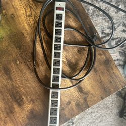 Power Strip 16 Outlet Large Metal Industrial 