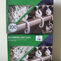 2 Pack All Purpose Light Clips