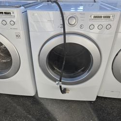 Lg Washer And Dryer Set Electric Set 30-day Warranty