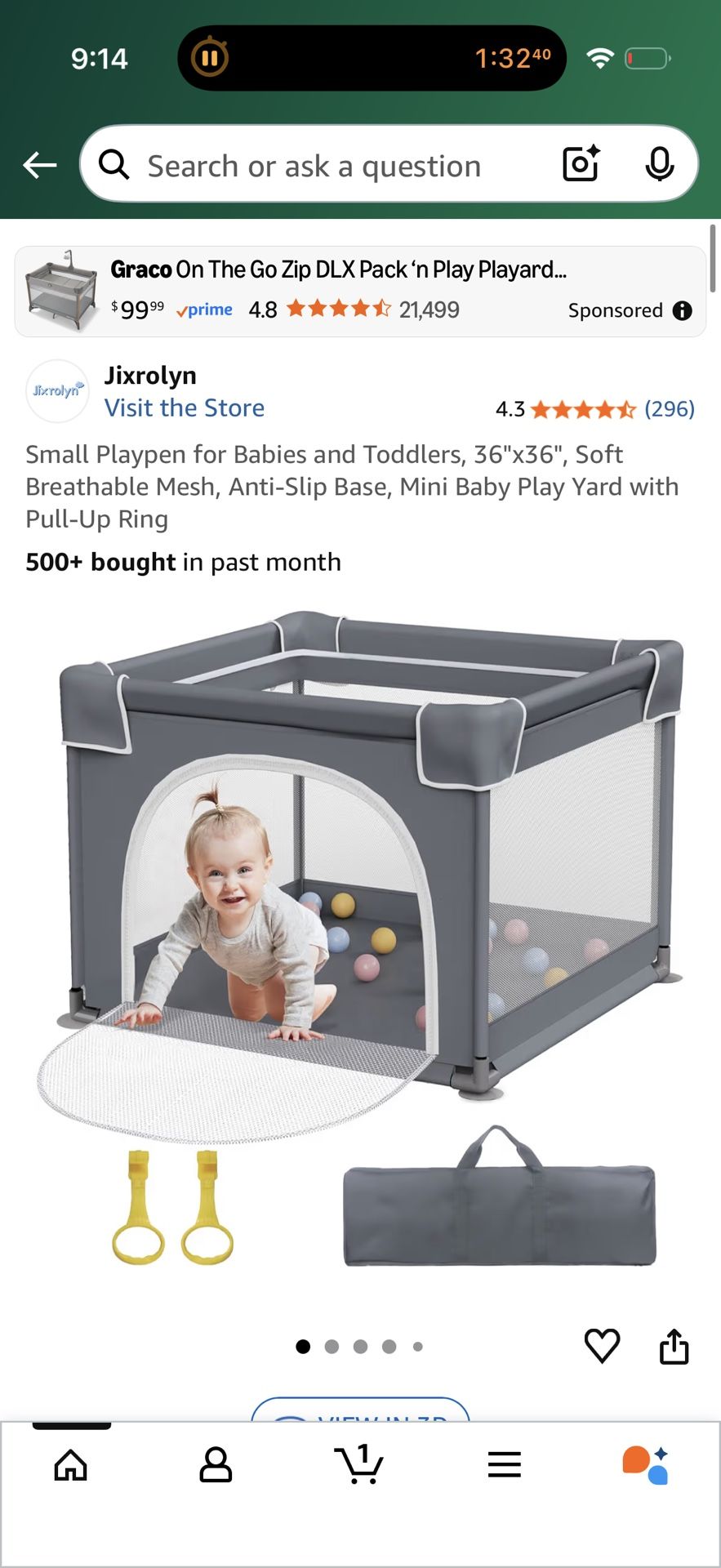 Small Playpen For Babies And Toddlers
