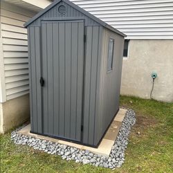 New In Box KETER 4ft X 6ft Darwin Shed -SEE DETAILS BELOW 