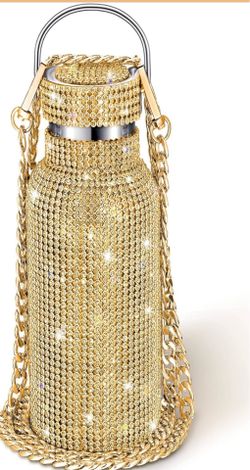 Diamond Water Bottle Bling Rhinestone Stainless Steel