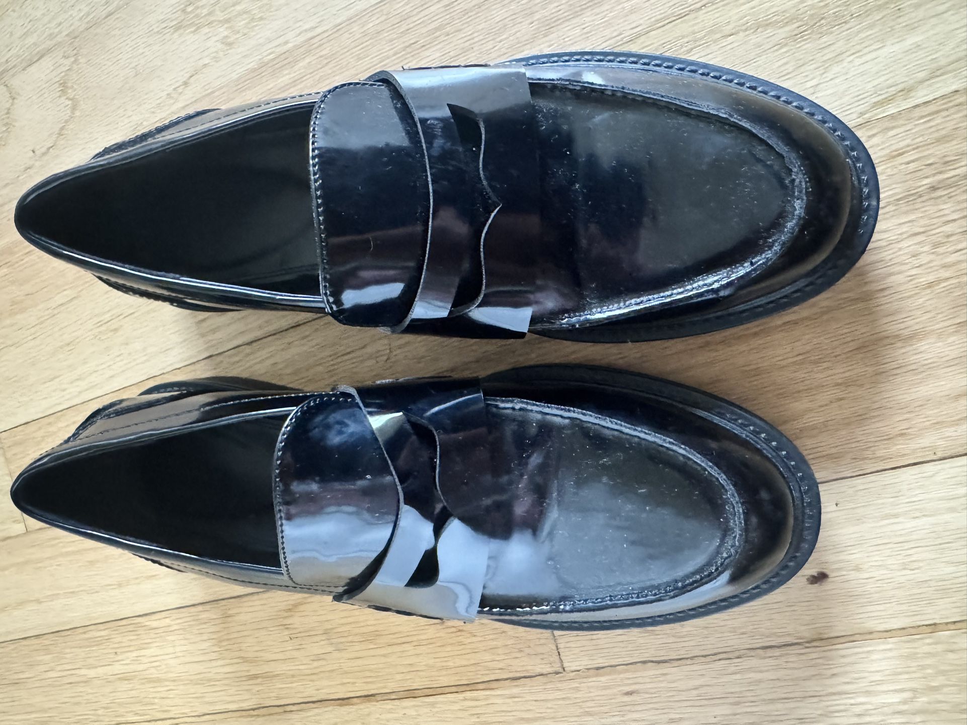 NAKD Black Loafer Patent Leather