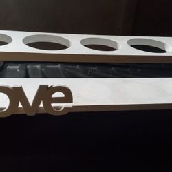 'Love' candle holder