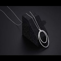 New Beautiful 925 Sterling Silver Pendant &Necklace