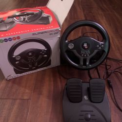 Steering Wheel With Pedals