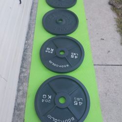 OLYMPIC WEIGHTS 4(45LBS PLATES