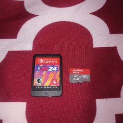 NBA 2k24 For Nintendo Switch And 128gig Memory Card Combo Sale