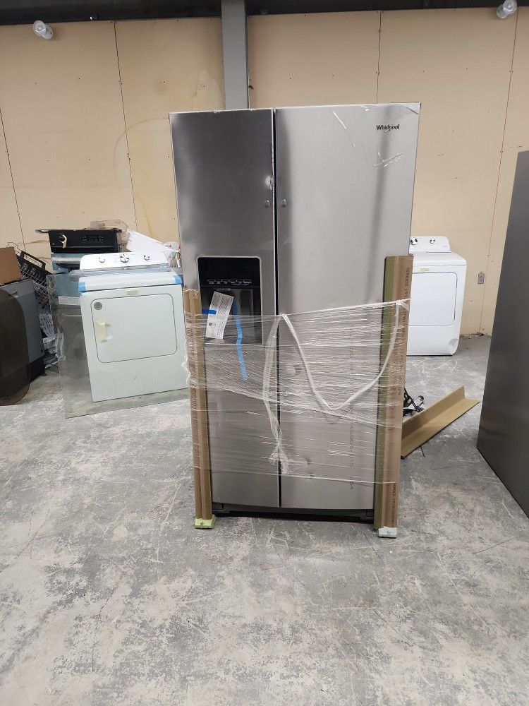 New Whirlpool Stainless Steel Fridge