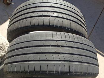225/40/19 PIRELLI PZERO RUN FLAT 85% TREAD DOT 14/24 SET OF 2 MATCHING HIGH PERFORMANCE TIRES EXCELLENT CONDITION