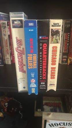 Sports VHS Tape Lot of 4