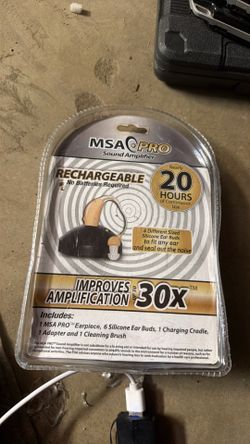 NEW MSA pro hearing aid
