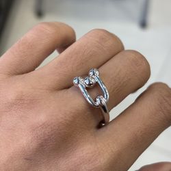 Silver Lock Ring 