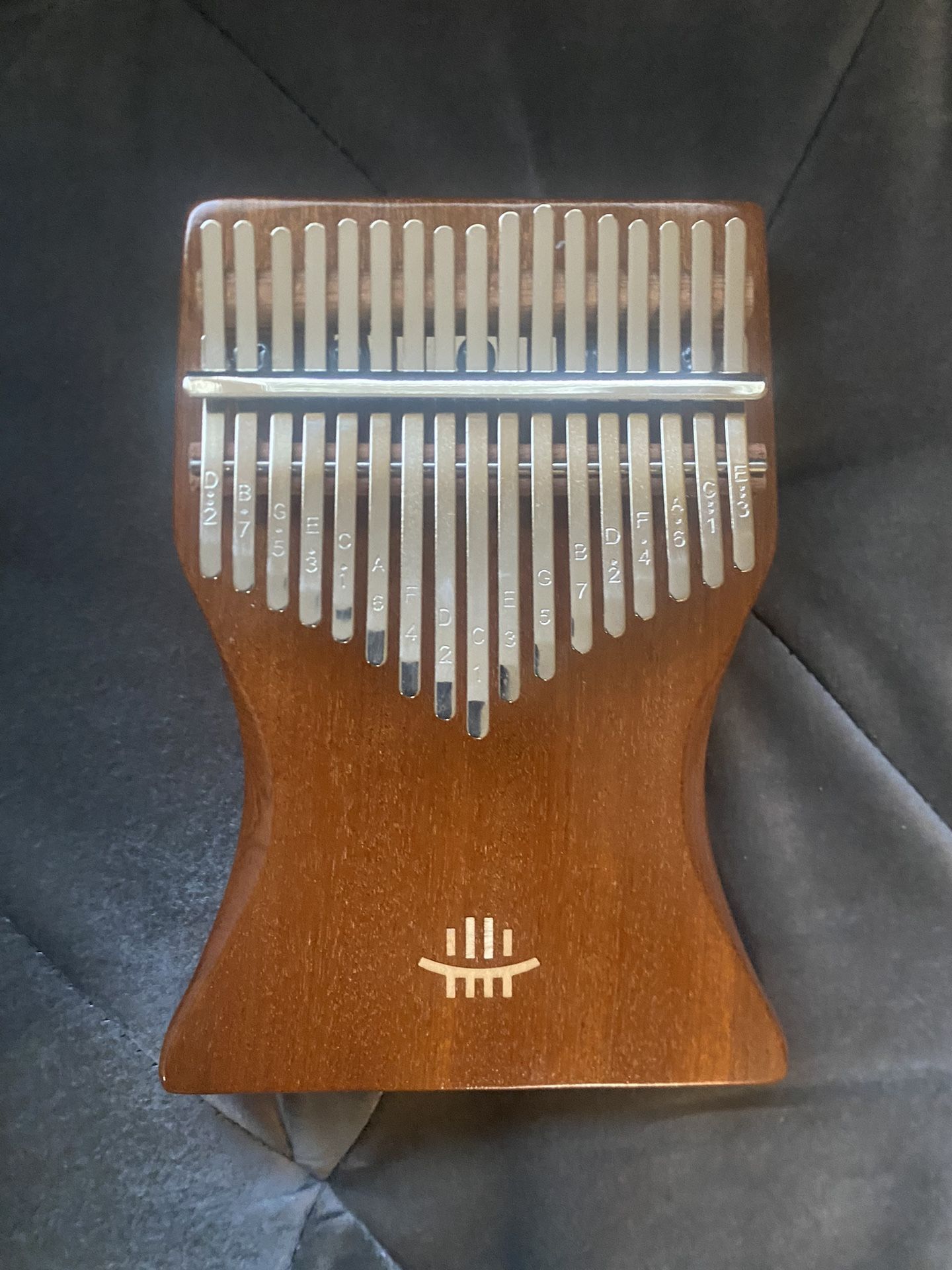 Hluru Solid Board Kalimba Gabonese Rosewood 17 key Flat Board Finger Thumb Piano