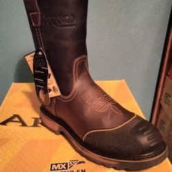Brand new work boots steel toe & not steel toe/ Nueva botas de trabajo sin casquillo y con casquillo