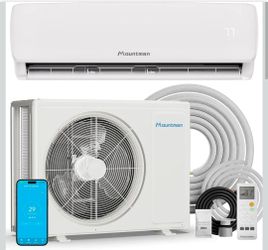 Mini split - Mountman 18000BTU Mini Split AC/Heating System with WIFI & Alexa,230V 19 SEER2 Wall-Mounted Ductless AC Units up to 1250 Sq.Ft,Energy Eff