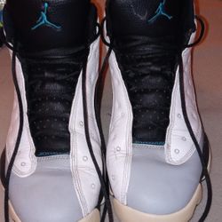 Jordan Mens 13 Retro White/Black/WolfGrey/