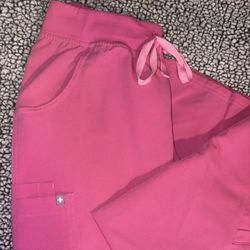 Figs Scrubs in F’ing Pink