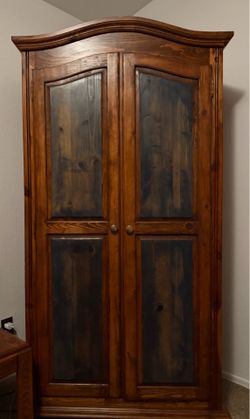 Set of bedroom furniture- large wardrobe, chifforobe, dresser, corner cabinet