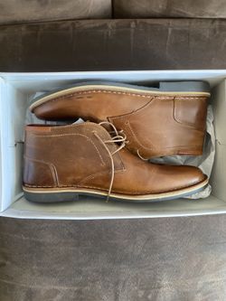 Steve Madden (Brown/tan Leather Boot)(Men’s Size 10) (New)