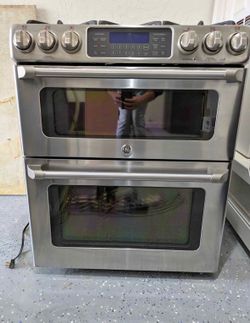 GE Cafe gas double oven