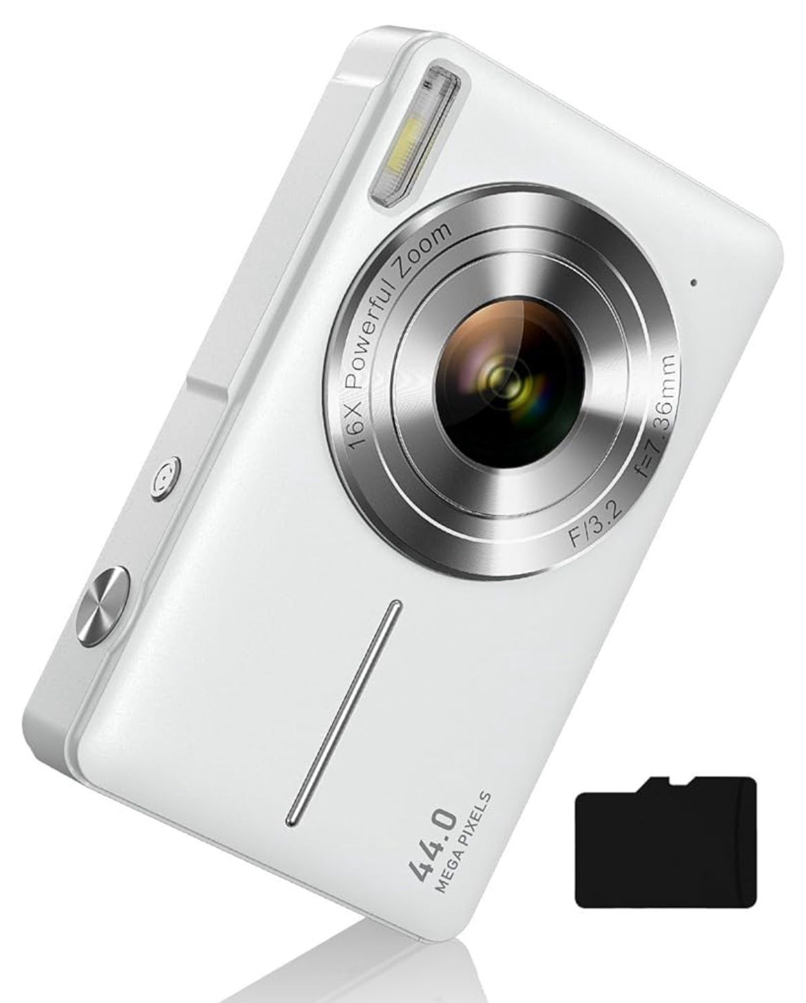 white digital camera