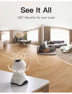 Vintage 2.5 K Pet Camera 360 Degree Tilt 