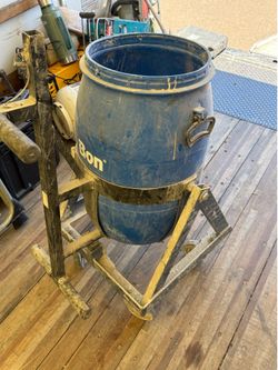 Portable cement cart