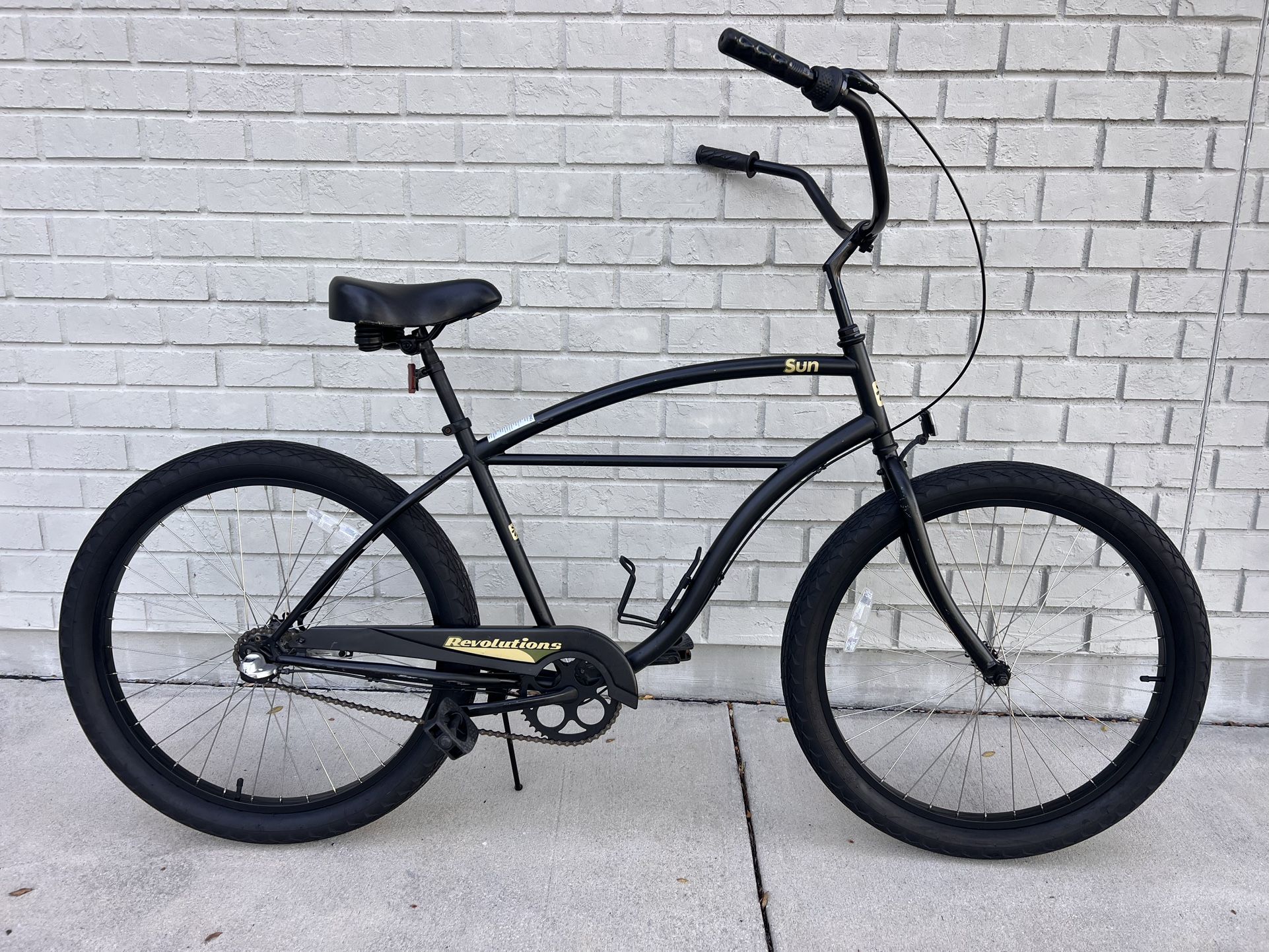 Bike Beach Cruiser Sun Revolutions 3spd Adult Men