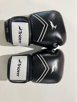 Trideer Pro Grade Boxing Gloves - 12oz Black - Like New