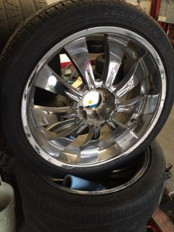 22" wheels 5 lug Chevy & ford