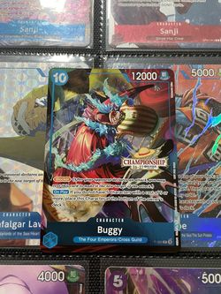 One piece Tcg buggy championship card