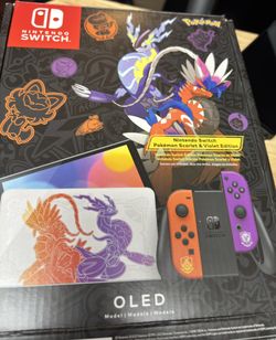 Used Nintendo Switch Oled Pokémon Edition No Games