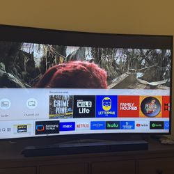 65” Curved 4k Samsung Smart TV