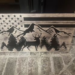 Hunter Patriotic Flag