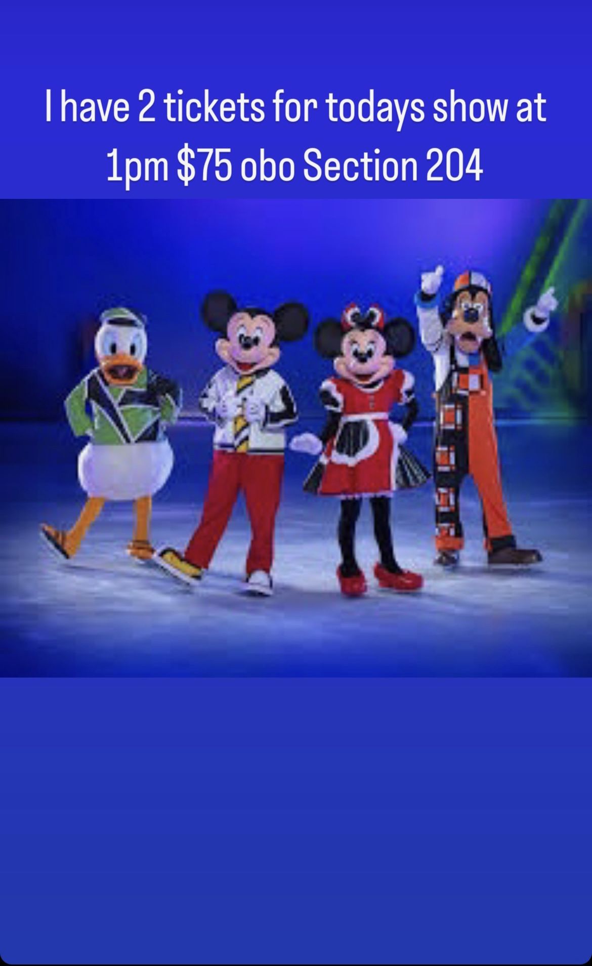 Disney on ice Tickets