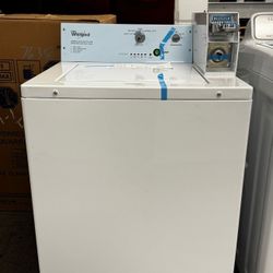 New Whirlpool washing machine works with coins, taken out of the box, no dents or scratches 1216 Hartrford Turnpike Vernon CT 