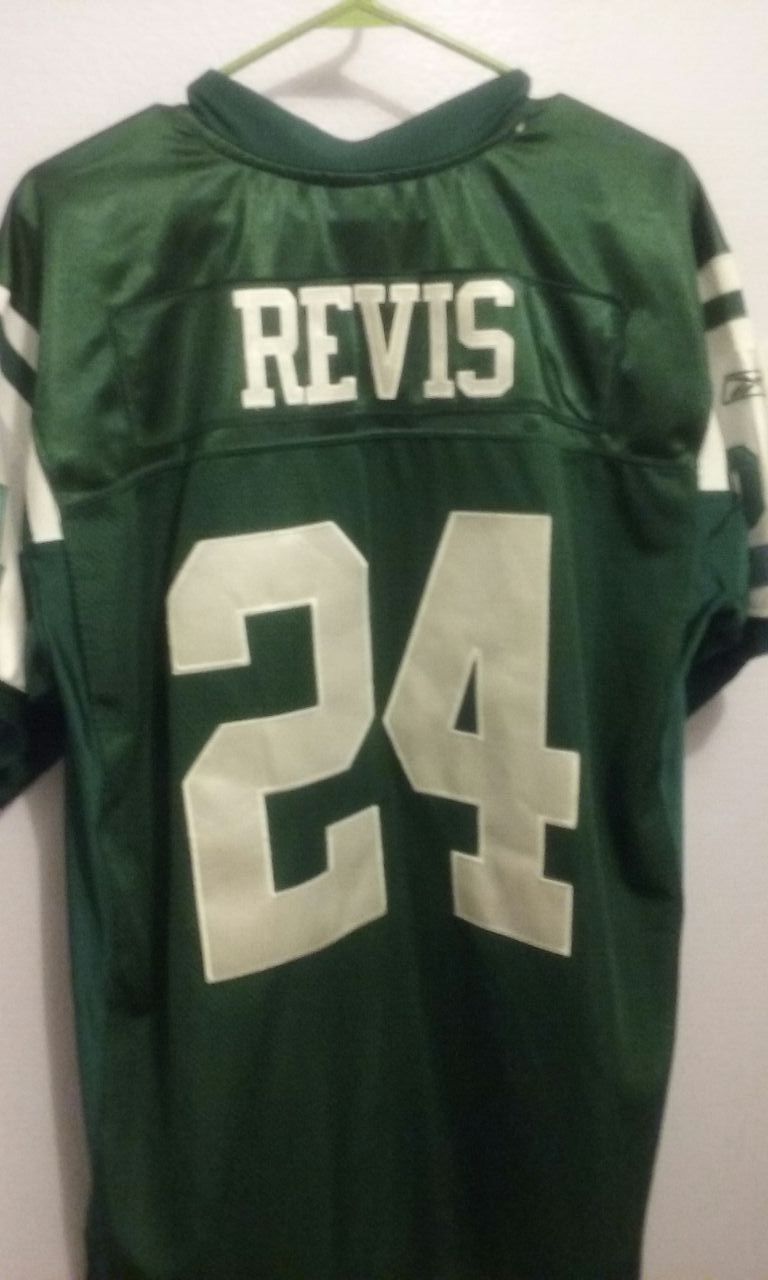***NEW YORK JETS #24 REVIS STITCHED***