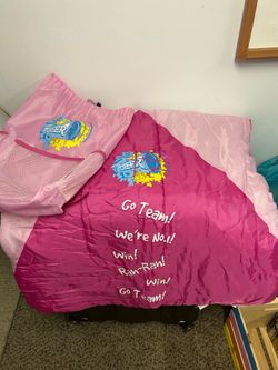 Little Girls Cheer Sleeping Bag/Carry Case