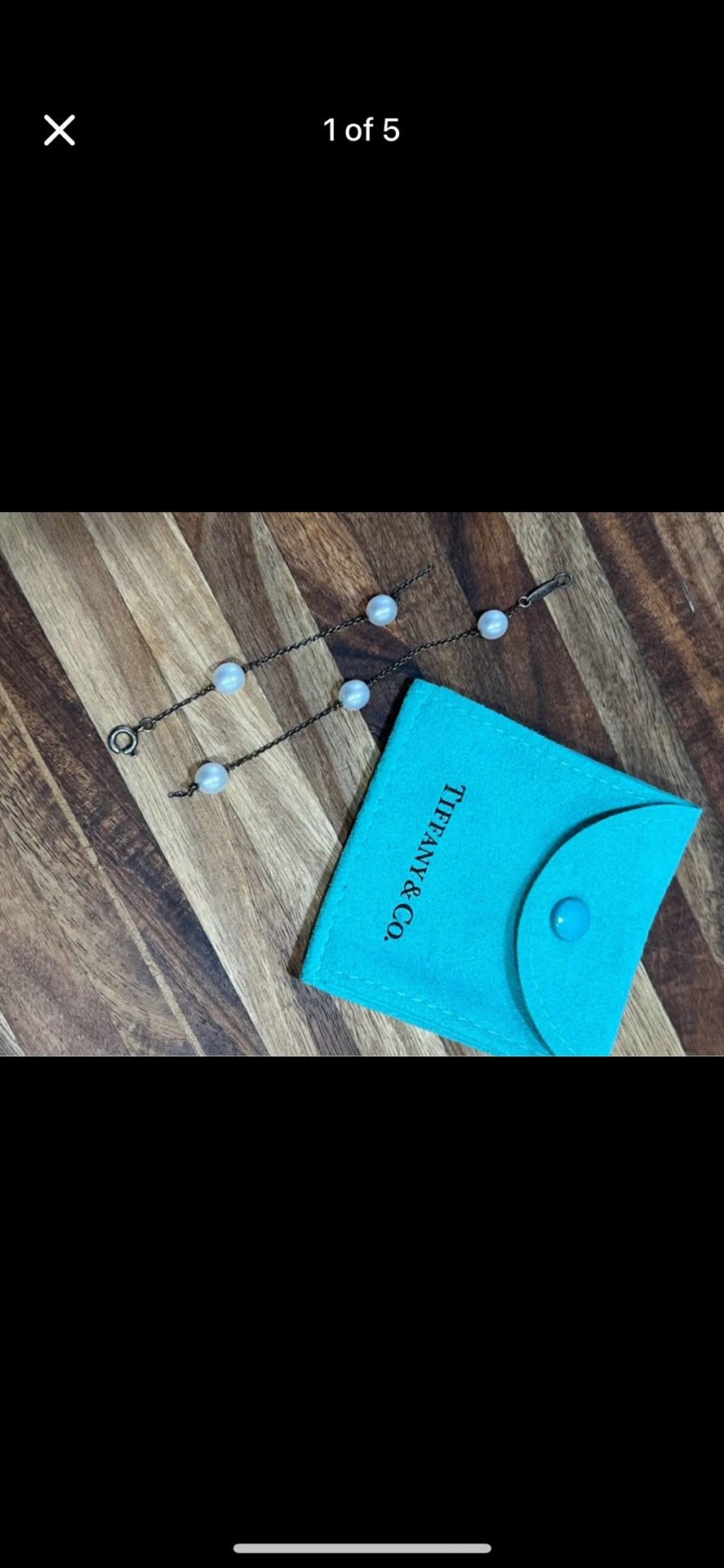 Broken Pearl Tiffany Bracelet
