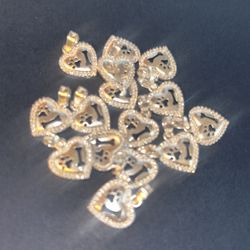 .925 Paw and Bone heart pendant $11 each