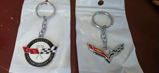 Corvette keychain key ring see all 12 pics sold separately SHIPPING AVAILABLE