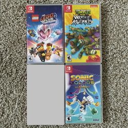 3 Nintendo Switch Games 