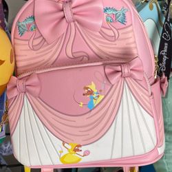 Loungefly Disney Princess Cinderella Pink Dress Mini Backpack